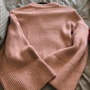 Rose Sweater w/ bell sleeved arms gorgeous color!